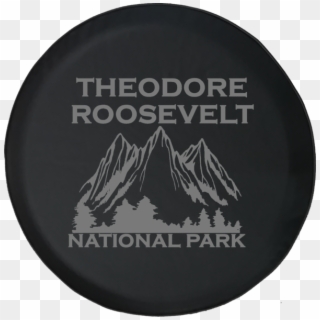 Jeep Tire Cover With Theodore Roosevelt National - Emblem Clipart
