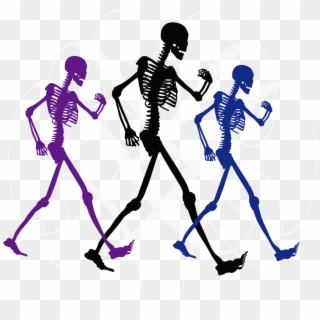 Walking User Story Mapping Discover Whole Story, Build - Skeleton Walking Black And White Clipart