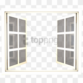 Free Png Glass Frame Png Transparent Png Image With - Open Window 3d Png Clipart