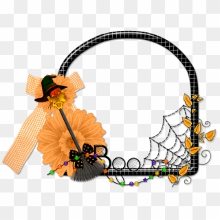Here Is A Free To Use Halloween Cluster Frame Made - Halloween Your Facebook Profile Clipart