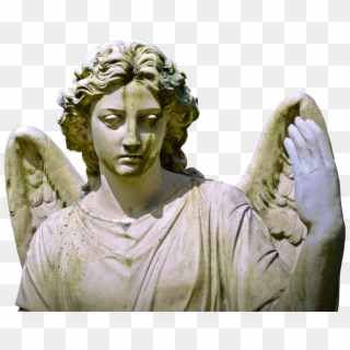 Angel, Figure, Mourning, Hope, Sculpture, Statue, Face - Cemiterio Laurentino Roma Clipart