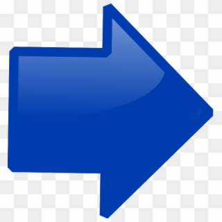 Blue Arrow Right Clip Art - Blue Right Arrow Icon - Png Download