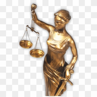 Justice Png - Gold Lady Of Justice Png Clipart