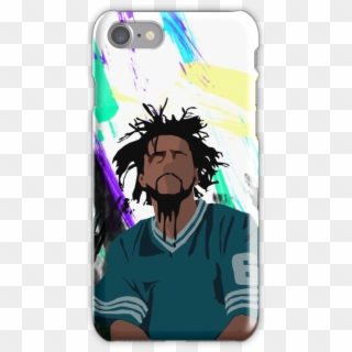 J Cole Iphone 7 Snap Case - J Cole Art Clipart