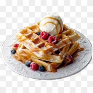 #aesthetic #tumblr #food #waffles #icecream - Waffle Belga Clipart