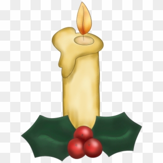 Psptubezdotcom 002 - Christmas Candle Clip Art - Png Download