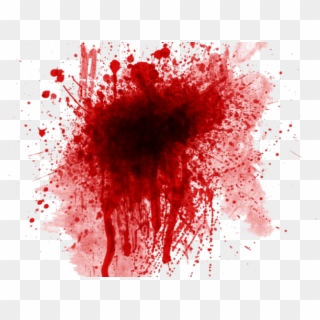 Blood Splat - Blood Splatter Psd Clipart