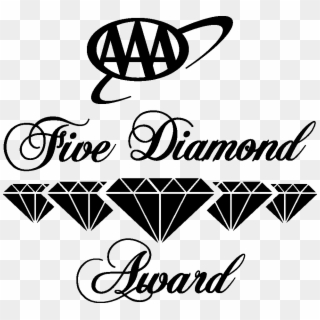 Aaa Five Diamond Award Black - Aaa Four Diamond Clipart