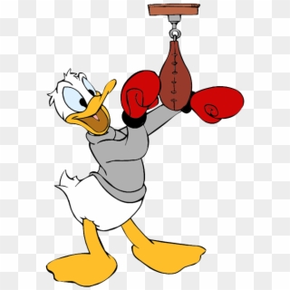 Donald Duck Clipart Baseball - Classic Donald Duck Boxer - Png Download