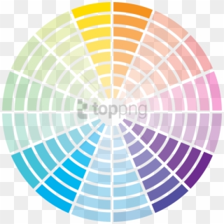 Free Png Color Wheel Complementary Colors Teal Png - Radar Screen Black And White Clipart