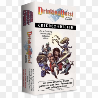 Trilogy Edition Good Box Mockup - Drinking Quest Clipart