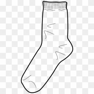 Sock Foot Feet Wool Clothing Png Image - Sock Coloring Page Clipart