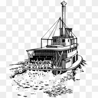 This Free Icons Png Design Of Stern Wheeler - Paddle Wheeler Clip Art Transparent Png