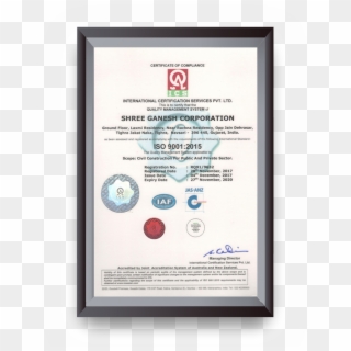 Our Certifications - Iso 14001 & Ohsas 18001 Certifications Clipart