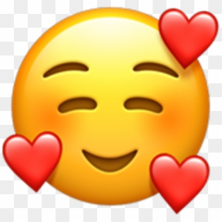 Herts Corazon Corazones Whatsapp Emoji - Smiling Face With 3 Hearts Clipart