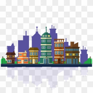 City Vector Png Clipart