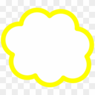 Cloud Clipart Vector - Yellow Logo Starts With C - Png Download