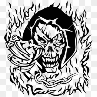 Transparent Skull Demon - Demon Skull Transparent Clipart