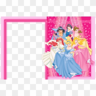 Disney Princess All Together And Alone Free Printable - Disney Princess Frames Png Clipart
