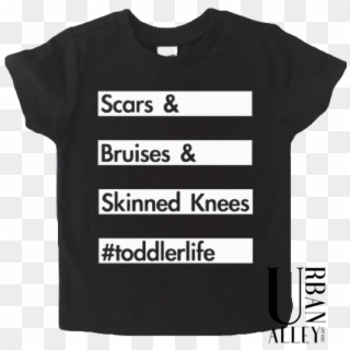 Scars, Bruises, Skinned Knees - Active Shirt Clipart