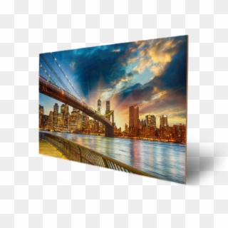 Sunset Bridge Nyc New - New York Clipart