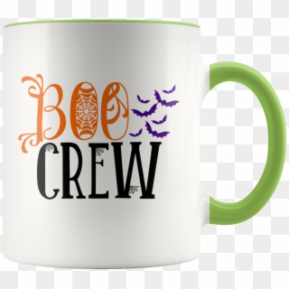 Boo Crew Funny Halloween Ghost Coffee Mug With Vampire - Mug Clipart