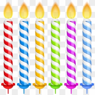 Party Candles - Cake Candles Clipart Hd - Png Download