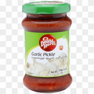 Double Horse Tender Mango Pickle , Png Download - Garlic Pickle 200g Double Horse Clipart