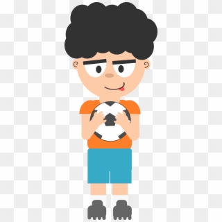 This Free Icons Png Design Of Cartoon Soccer Guy - Cartoon Soccer Boy Png Clipart