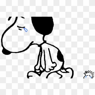 Sad Snoopy Clipart