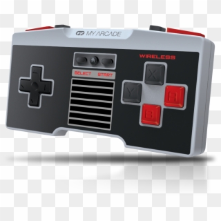 Front View Of Gamepad Pro Wireless Controller For Nes - My Arcade Nes Classic Wireless Controller Clipart