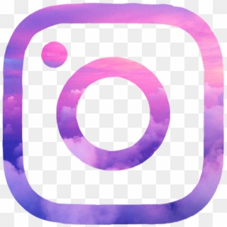 #instagram #aesthetic #logo #pink #purple - Twitter Png Clipart