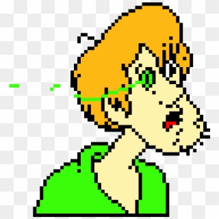 Shaggy - Scooby Doo - Minecraft Pixel Art Shaggy Clipart