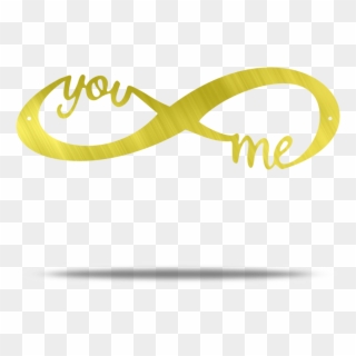 You And Me Infinity Steel Wall Sign - You And Me Infinity Sign Clipart