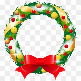Christmas Wreath Image, Christmas Wreaths, Clip Art, - Christmas Png Transparent Png