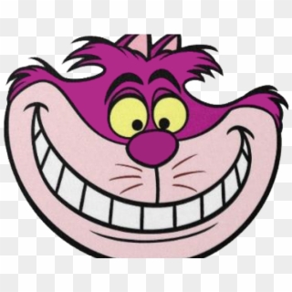 Cheshire Cat Clipart Smile - Drawing Cheshire Cat Face - Png Download