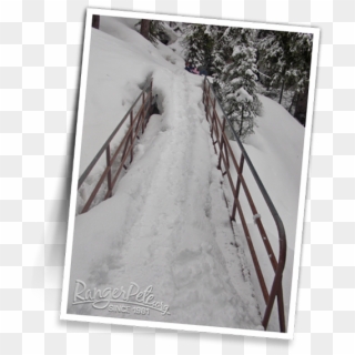 Snow Covered Uncle Tom's Trail - Snow Clipart