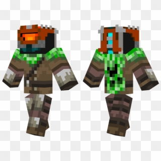 Creeper Hunter - Minecraft Skins Cool Green Clipart