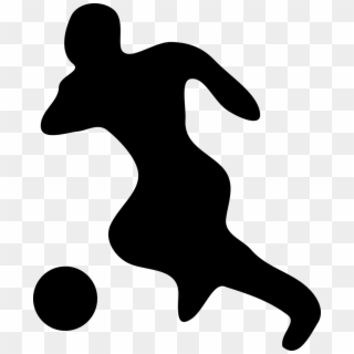 Soccer Player Silhouette Clipart