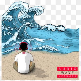 Audio Wave Network - Illustration Clipart