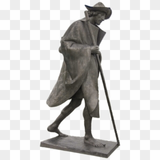 Download Statue Of A Pilgrim Transparent Png - Bronze Sculpture Clipart