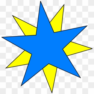 Blue Clipart Shooting Star - Cool Stars Clipart - Png Download