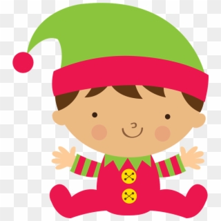 Christmas Vinyl, Christmas Store, Christmas Clipart, - Christmas Baby Elf Clipart - Png Download