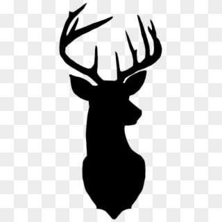 #deer #silhouette #black #freetoedit - Deer Head Silhouette Clipart