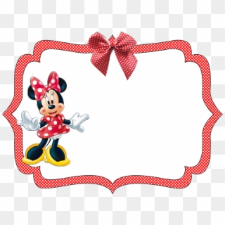 Convite De Aniversario Minnie Png - Cenefas De Minnie Mouse Clipart