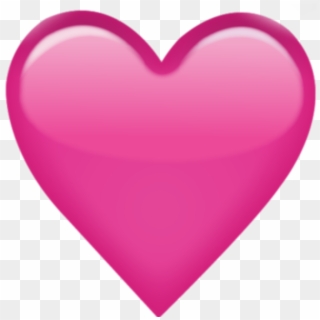 Pink Love Heart Emoji , Png Download - Pink Heart Emoji Png Clipart