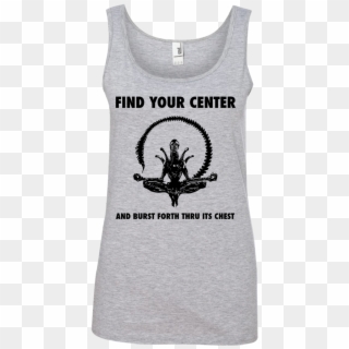 Find Your Center And Burst Forth Thru Its Chest Shirt, - Shirt Clipart