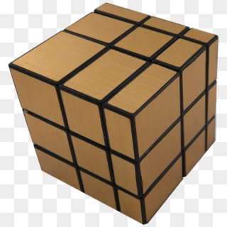 Gold Irregular Cube - Copyright Free Cube Clipart