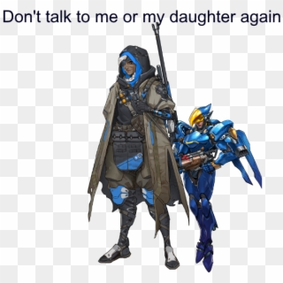 Don't Talk To Me Or My Daughter Again - Ana Overwatch Clipart