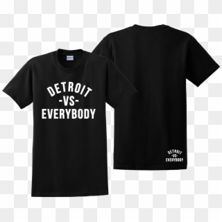 Detroit Vs Everybody T Shirt Coke Boys Eminem Rap God - Active Shirt Clipart